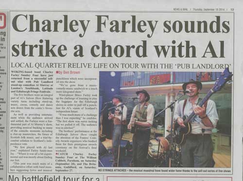 Woking News and Mail - Farleys in Edinburgh